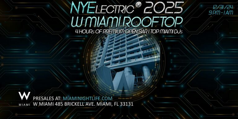 2025 W Hotel Miami New Year's Eve Party