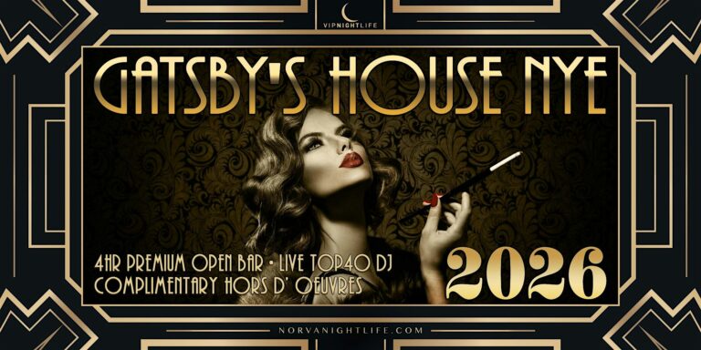 2026 Norfolk New Year’s Eve Party | Gatsby’s House