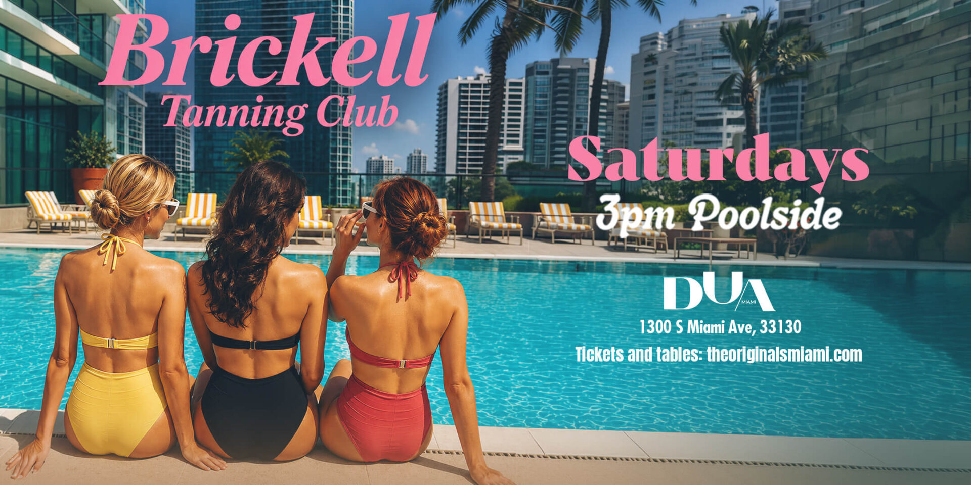 Miami Pool Party Guide | Brickell Tanning Club