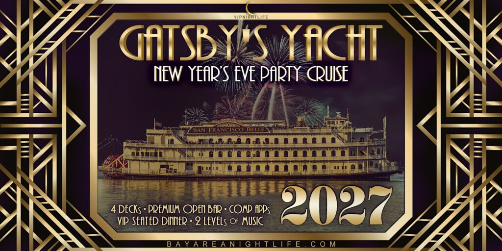 2027 San Francisco Fireworks New Year's Eve | Gatsby's Party Cruise