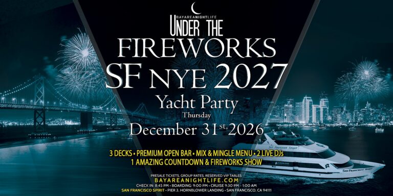 2027 SF New Year's Eve Party Under the Fireworks Cruise