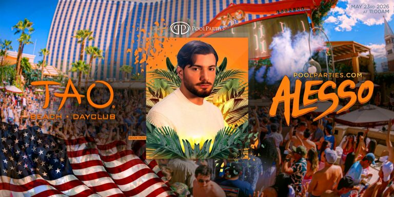 Alesso | Memorial Day Saturday Pool Party Vegas | TAO Beach
