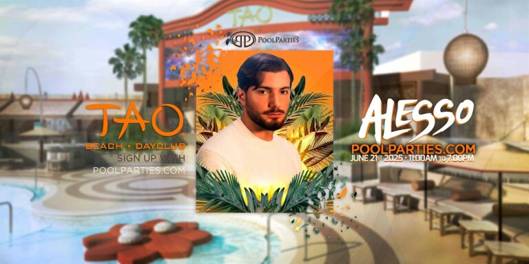 Alesso | Saturday Pool Party | TAO Beach Club Las Vegas