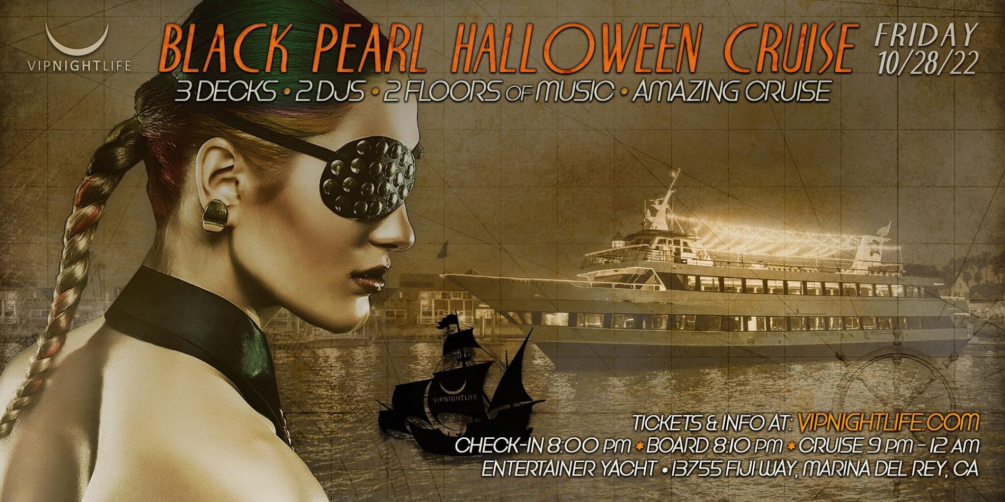 black pearl halloween cruise