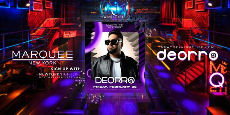 Deorro | Friday | Marquee Nightclub New York Party