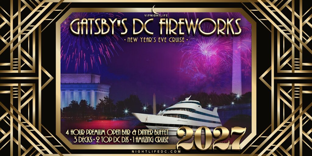 Gatsby's DC Fireworks New Year's Eve Yacht Party 2027