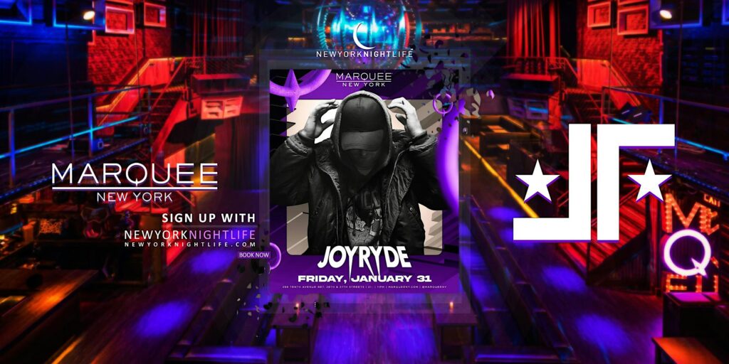 Joyryde | Marquee Nightclub New York Party
