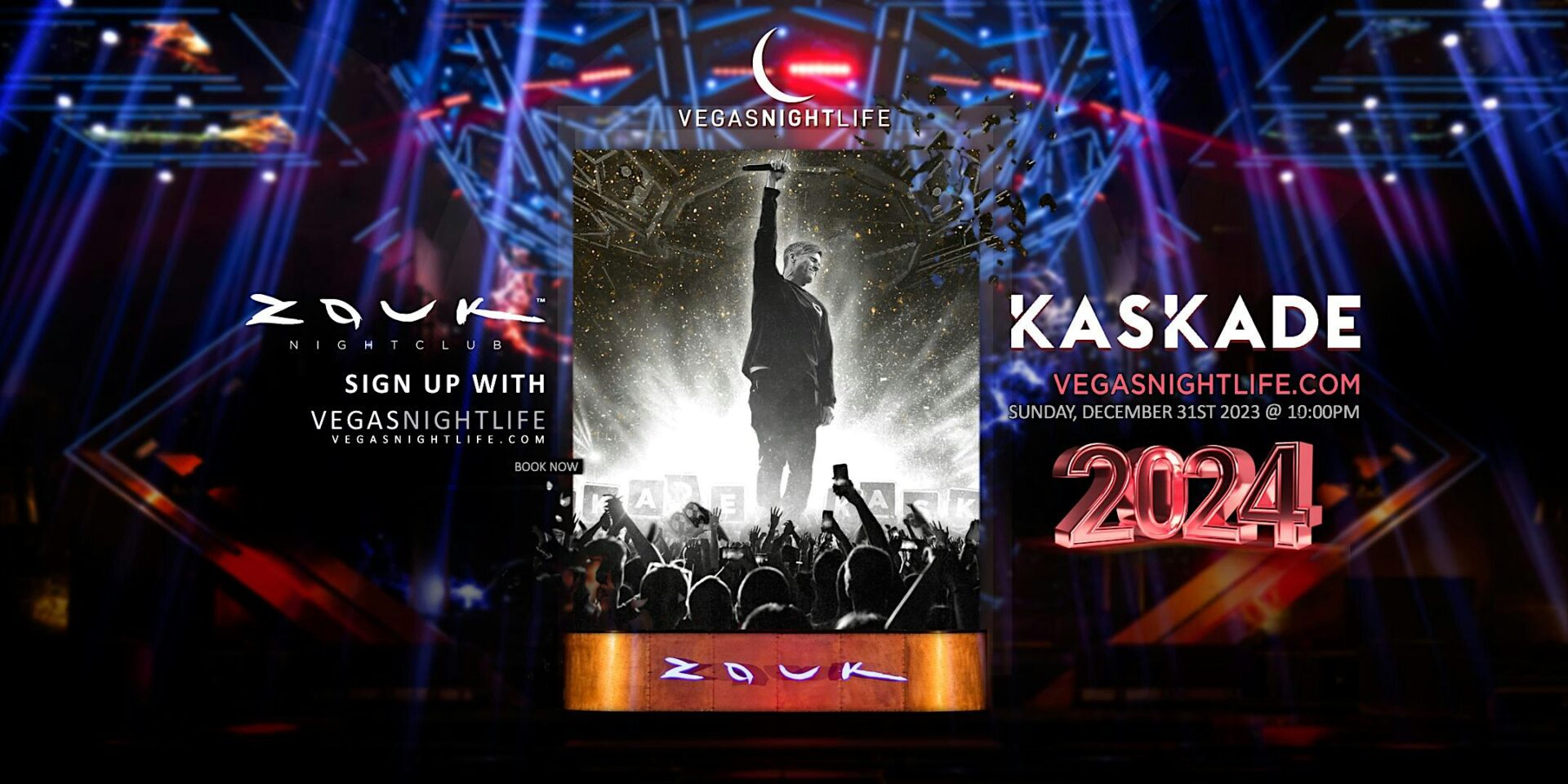 Kaskade New Year’s Eve Party Zouk Las Vegas ClubZone(02)