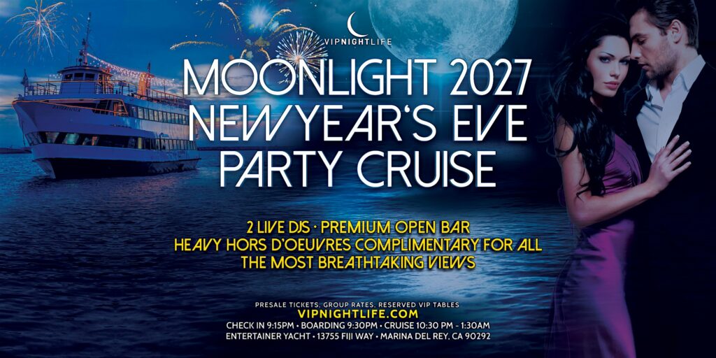 LA New Year's Eve Moonlight Fireworks Cruise 2027