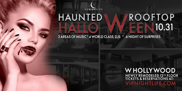Los Angeles Halloween Party | Haunted W Hollywood Rooftop