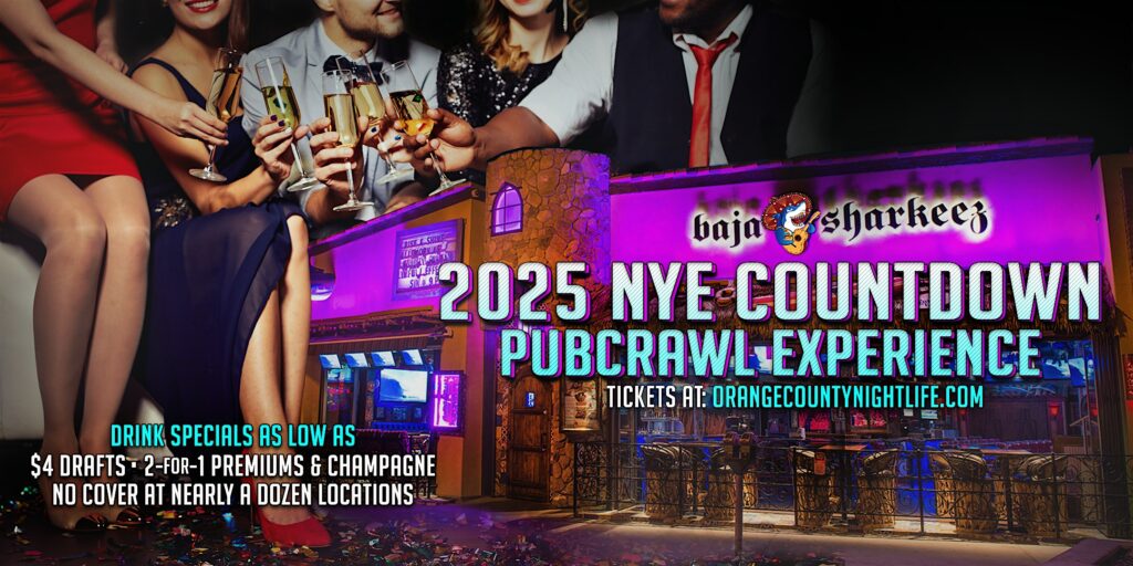 Newport Beach New Year's Eve Pub Crawl Party 2025