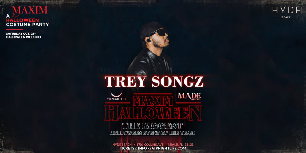 Maxim Halloween Party with Trey Songz | Miami