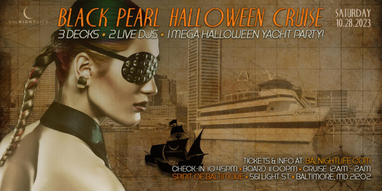 Baltimore Halloween | Black Pearl Yacht Party Cruise