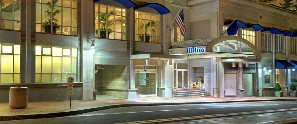Iconic Hilton Portland Downtown Hotel