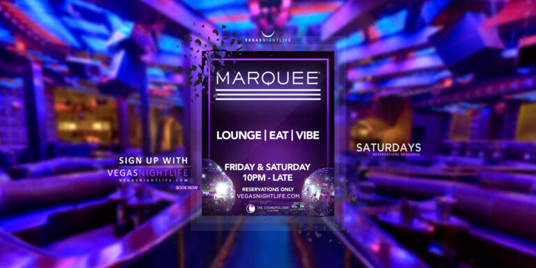 Marquee Saturday Night Las Vegas