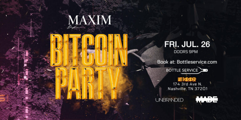 Maxim Bitcoin Nashville Party