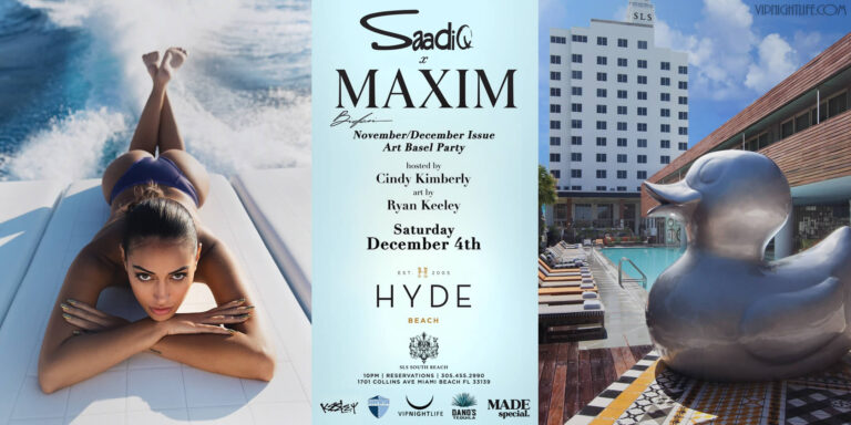 Maxim Art Basel Miami Party | Hyde Beach