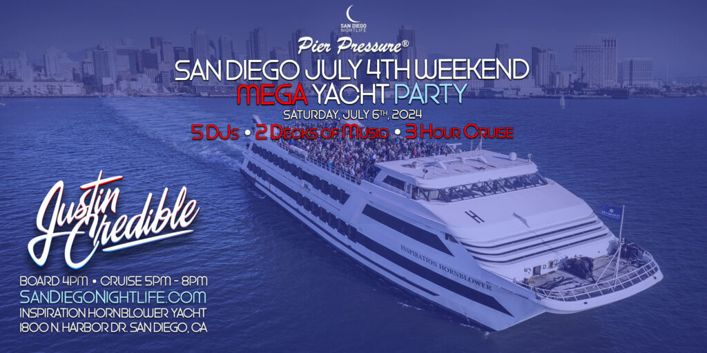 San Diego July 4th Weekend | Pier Pressure® Mega Yacht Party