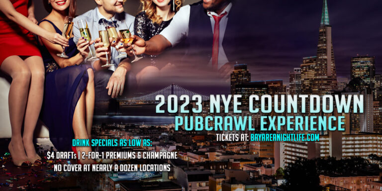 San Francisco New Years Eve Pub Crawl Party 2023