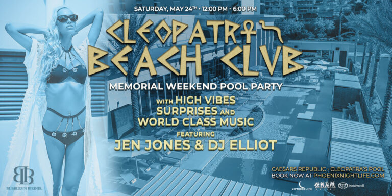 Phoenix Memorial Day Weekend | Cleopatra's Beach Club Pool Party