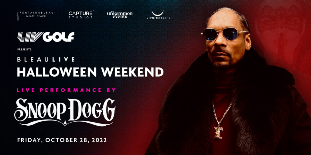 BleauLive Miami Halloween Friday Night Party w/ Snoop Dogg