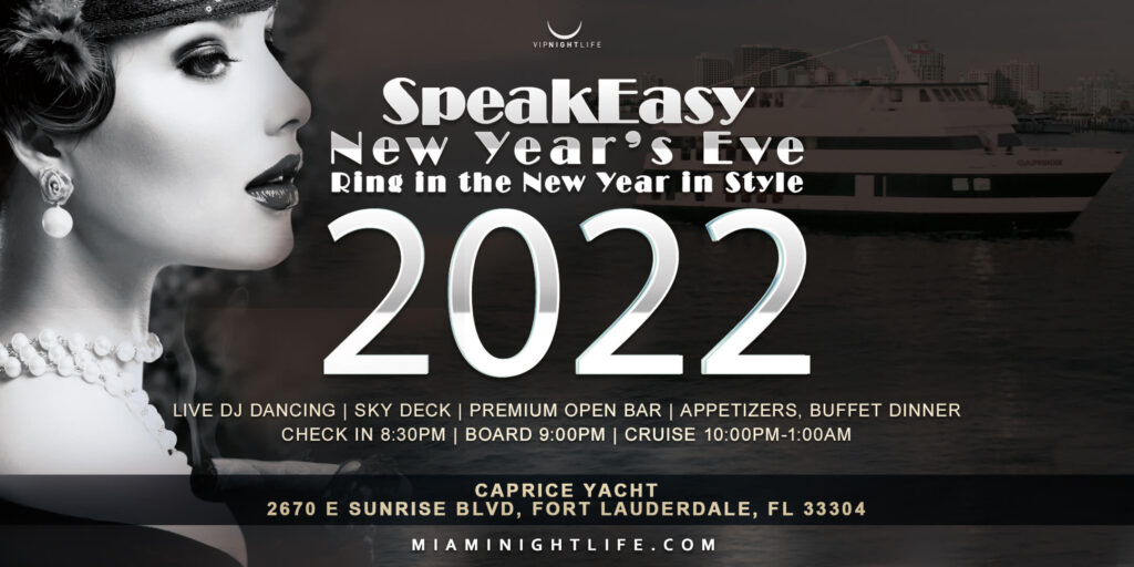 Speakeasy Fort Lauderdale Cruise NYE 2022