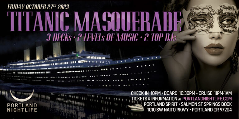 Titanic Masquerade | Portland Halloween Party Cruise