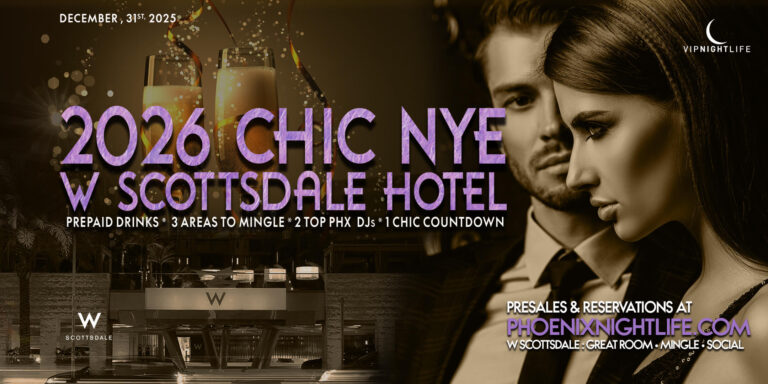 Phoenix New Year's Eve Party | 2026 CHIC W Scottsdale NYE