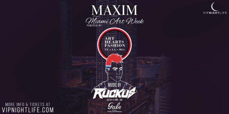 Maxim Art Basel Miami Party