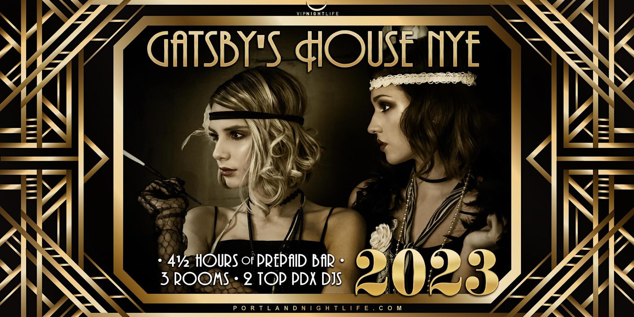 Portland 2023 New Year’s Eve Party Gatsby’s House ClubZone