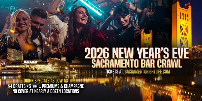 Sacramento Bar Crawl New Year's Eve Party