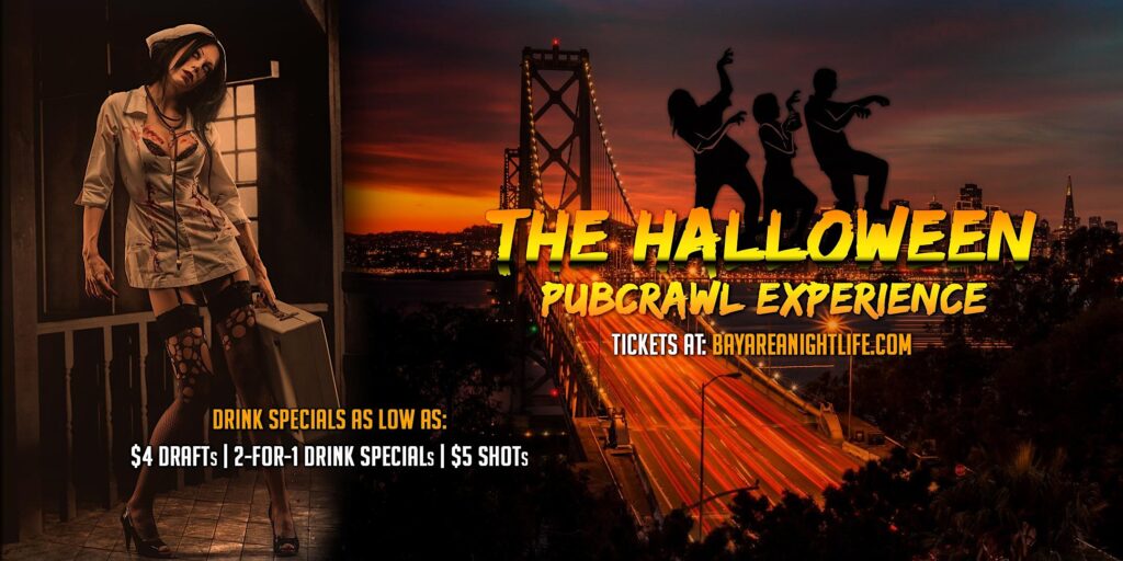San Francisco Halloween Pub Crawl Party Friday