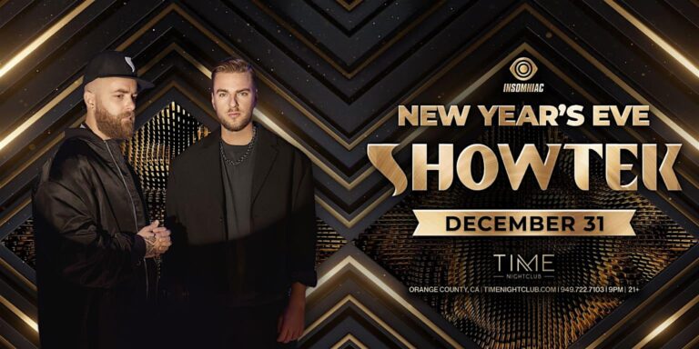 Showtek | 2026 New Year's Eve Party OC | Time Nightclub