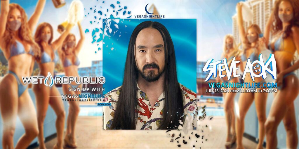 Steve Aoki | Wet Republic | Vegas Pool Party Saturday