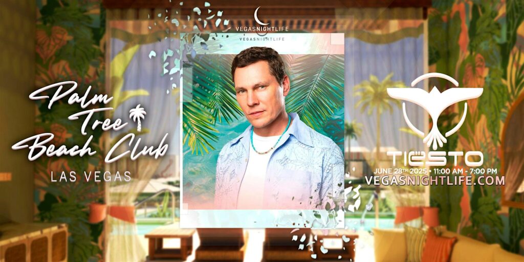 Tiesto | Palm Tree Beach Club | Vegas Pool Party Saturday