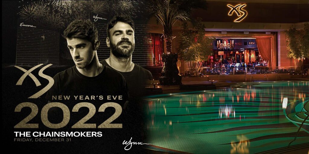 XS Las Vegas New Year's Eve Party 2022 w/ Chainsmokers – ClubZone